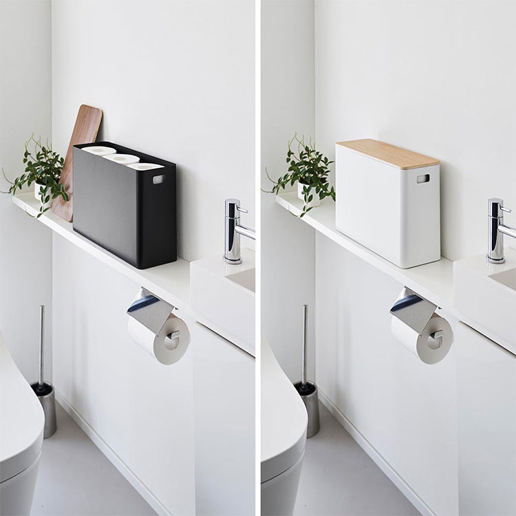 蓋付きトイレ用品収納 ｜hauhau（ハウハウ）｜公式通販