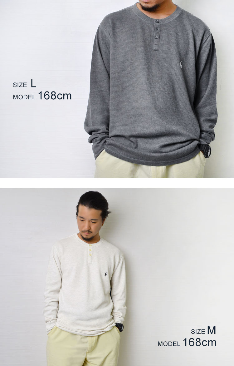 長袖ワッフルクルーTシャツ ｜hauhau（ハウハウ）｜公式通販