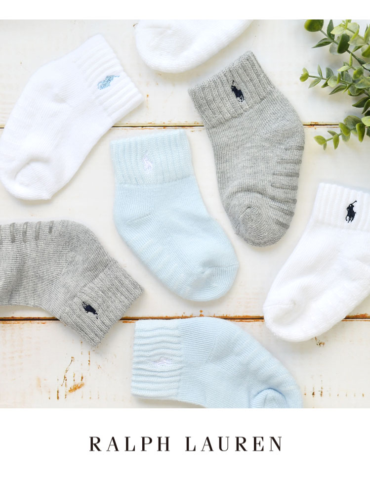 ベビーソックス 6P セット | ブランド別,R,Ralph Lauren,ベビー | hauhau