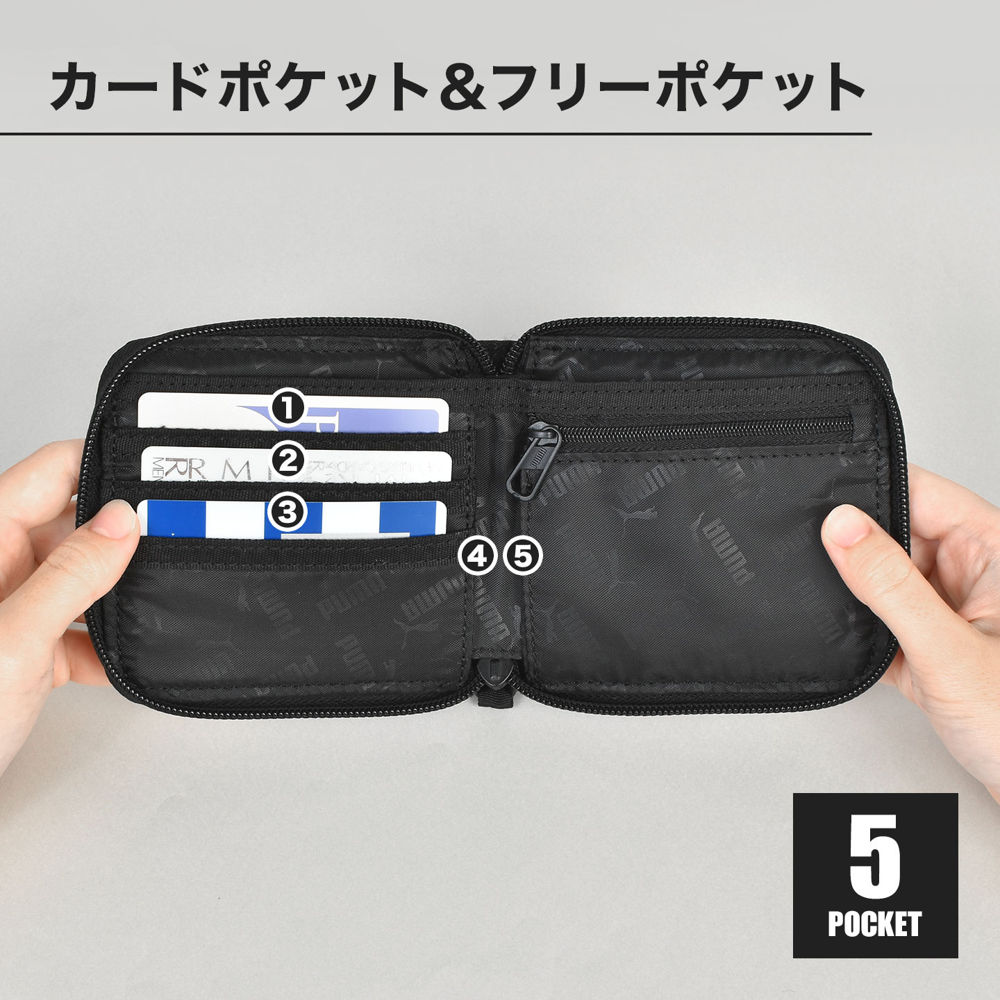 ジップウォレット | アイテム別,小物雑貨,ウォレット,二つ折り財布 | hauhau
