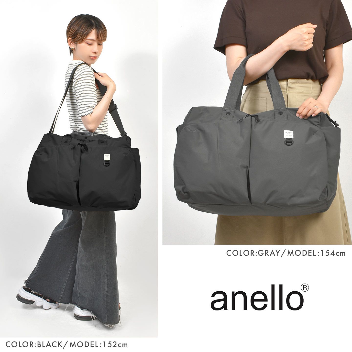 ジーフォア ボストンバッグ&ハンドバッグ　2点セット 黒 ボストンバッグ&ショルダーバッグセット | Bagoodtimeshop