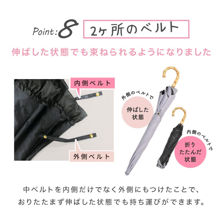 スカラップ折りたたみ日傘 完全遮光 | アイテム別,レイングッズ | hauhau