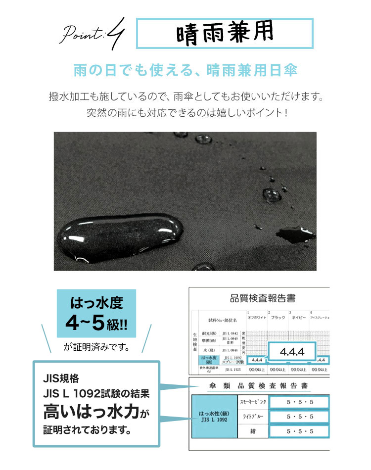 まあるい3段 折り日傘 完全遮光100% | シーン別,夏小物,日傘 | hauhau