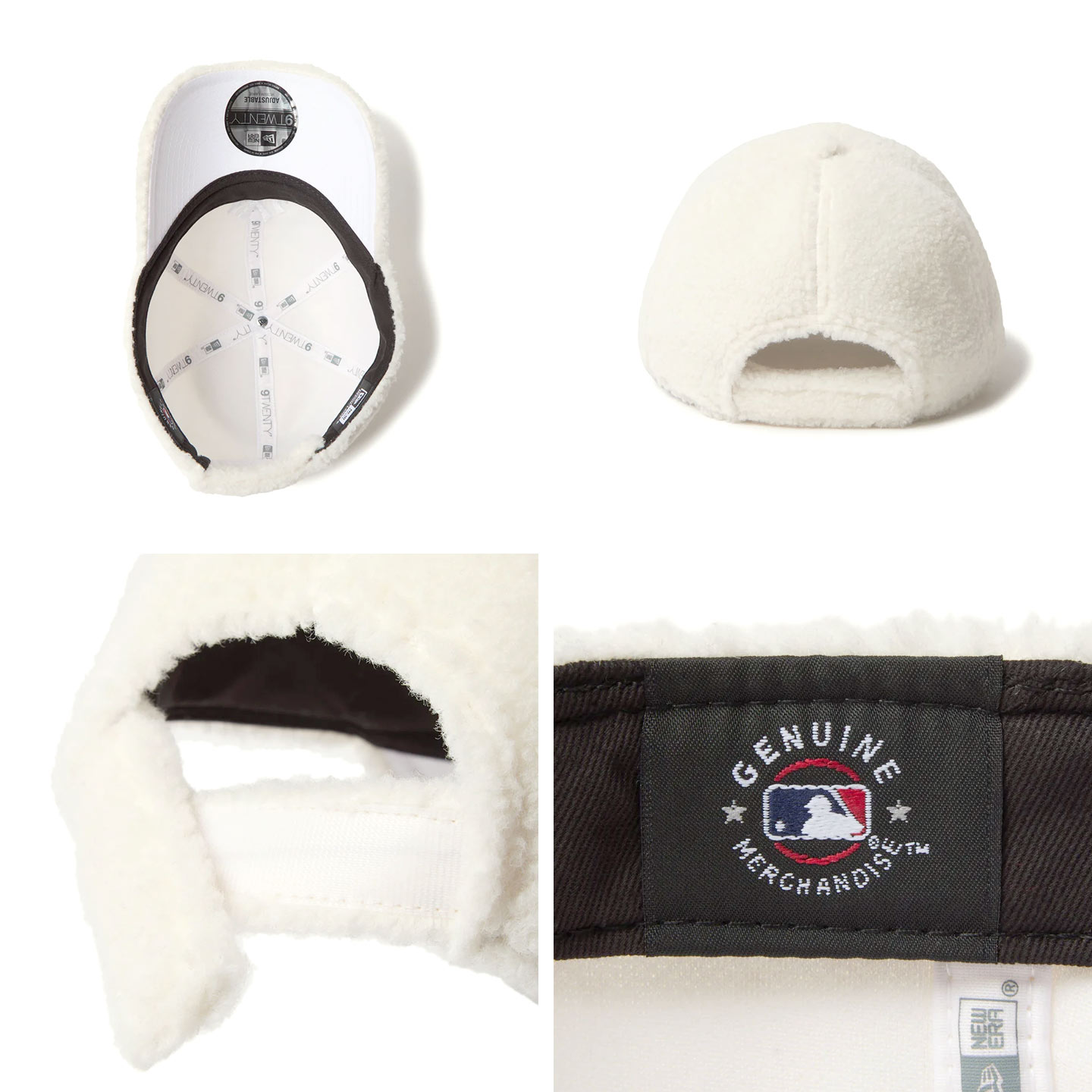 9TWENTY Boa Logoボアフリース ニューヨークヤンキースホワイト 9TWENTY Boa Logoボアフリース ニューヨーク・ヤンキース ホワイト