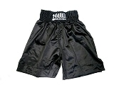 COBRA BOXING LONG SHORTS BLACK PLAIN