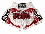 COBRA MUAY THAI SHORTS WH/BK/RED