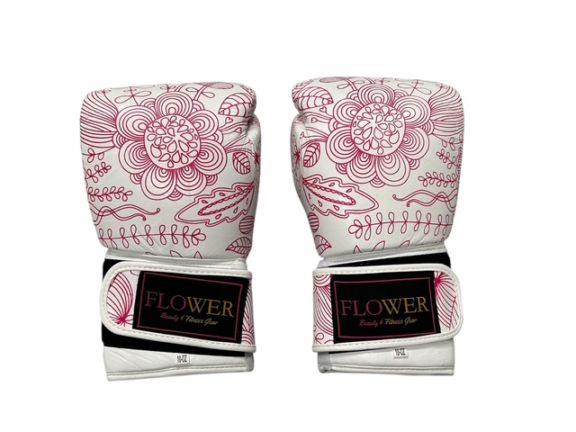 E-Flower ボクシンググローブ フラワーパターン 16-OZ E-Flower ボクシンググローブ フラワーパターン 16-OZ FLOWER