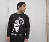 FAMILY TIME COTTON LONG SLEEVE BLACK