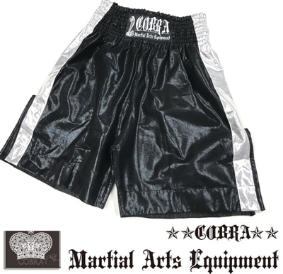 COBRA BOXING LONG SHORTS 2011 BLACK/SILVER LINE | すべての商品