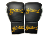 Blegend Boxing Gloves BGL221 Lace Up Black White