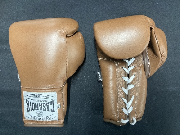 CASANOVA BOXING GLOVES brown ボクシンググローブ カサノバ ヒモ式 競技別商品,キックボクシング&ムエタイ FITTA ACTIVE 日本国内正規代理店