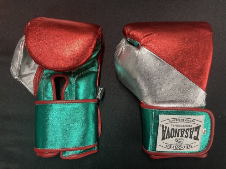 CASANOVA BOXING GLOVES metallic ボクシンググローブ
