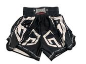 GRIT��LUTADOR 2603 BK STRETCH FABRIC MUAY THAI SHORTS ���å��ѥ�� ���ȥ�å�����