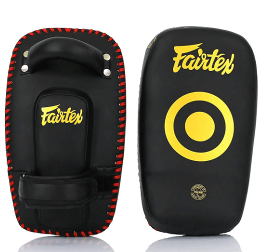 Fairtex KPLC6 Muay Thai Curved Small Pad - Black, Gold