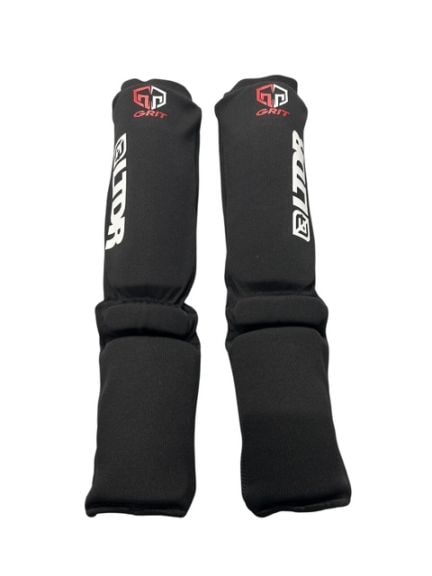 格闘技　レガース　GRIT GRIT 2301 MMA SUPER FIT SHIN GUARD GRAY /総合格闘技 シンガード