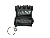 GRIT FIGHT SHOP MMA GLOVE KEYRING��BLACK