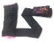 FLOWER GEL INNER GLOVE BK/PNK WRIST WRAP