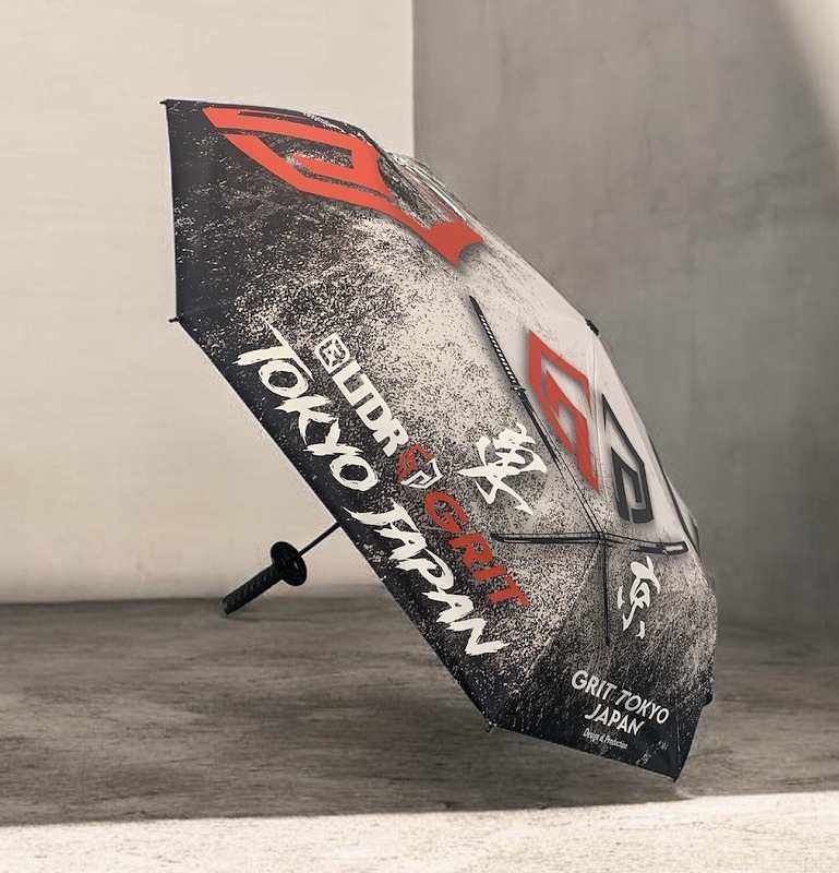 GRIT TOKYO JAPAN KATANA umbrella/����å� �ȥ����祦 ����֥�� ��� ���� �� ��