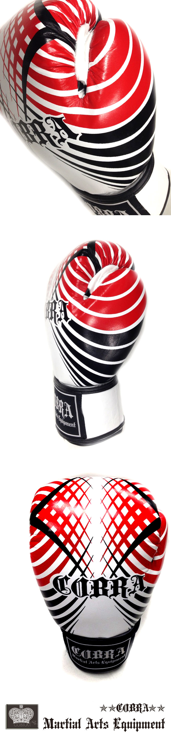 COBRA BOXING GLOVE GEOMETRIC PATTERN