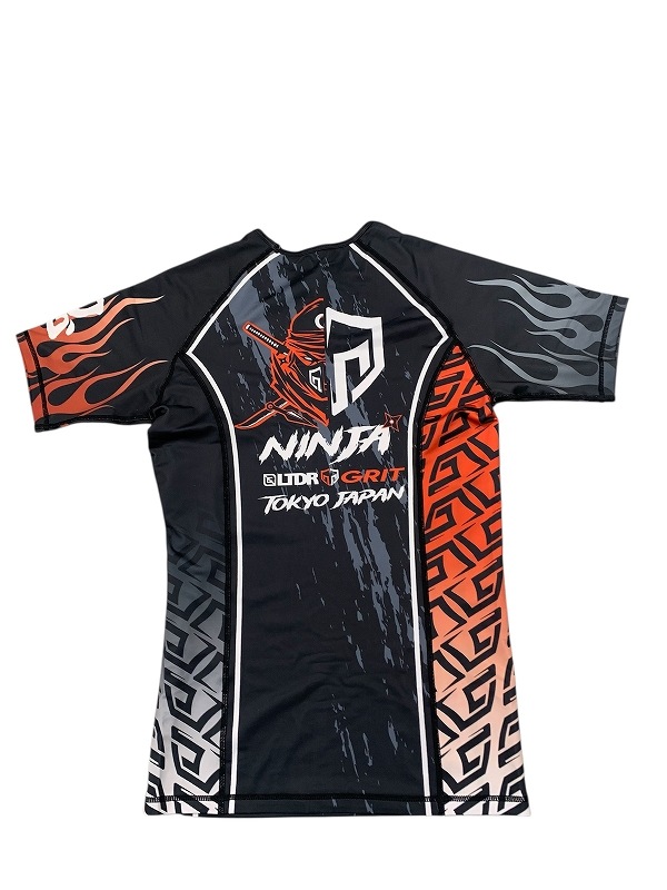GRIT��LUTADOR 2601 NINJA HALF SLEEVE RASH GUARD ��å��奬����