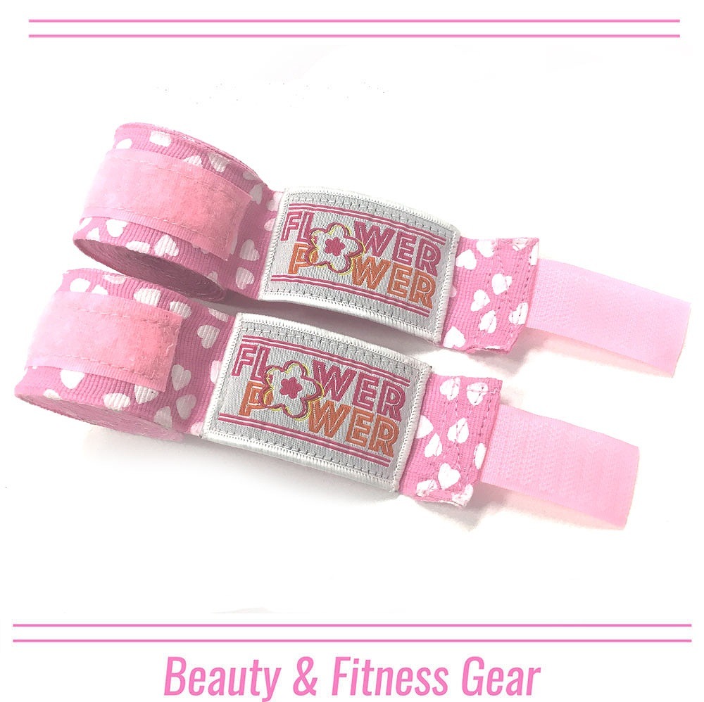 FLOWER Hand Wrap �Х�ơ��� 400cm PNK/WH