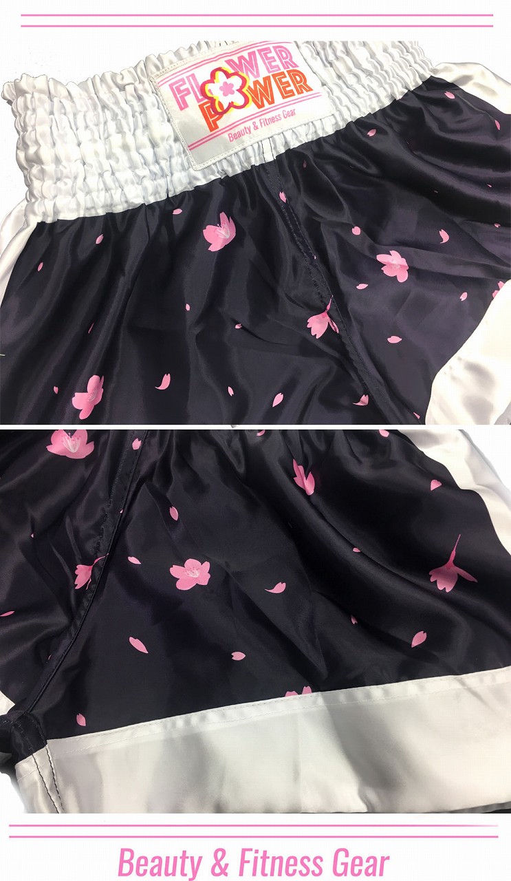 FLOWER POWER MUAY THAI SHORTS