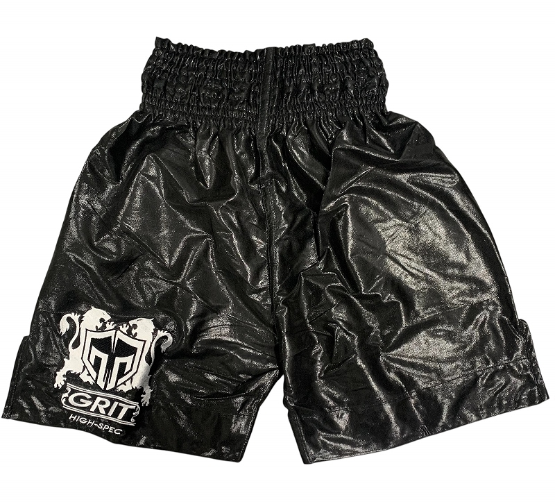 GRIT BOXING LONG SHORTS BK LAME �ܥ����󥰥��硼�� �ܥ����󥰥ȥ�󥯥�