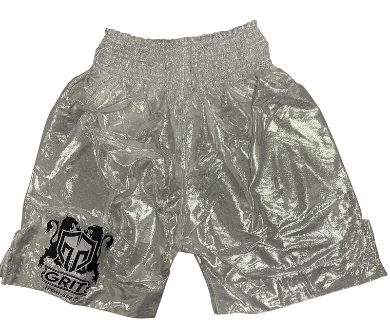 GRIT BOXING LONG SHORTS WH LAME �ܥ����󥰥��硼�� �ܥ����󥰥ȥ�󥯥�