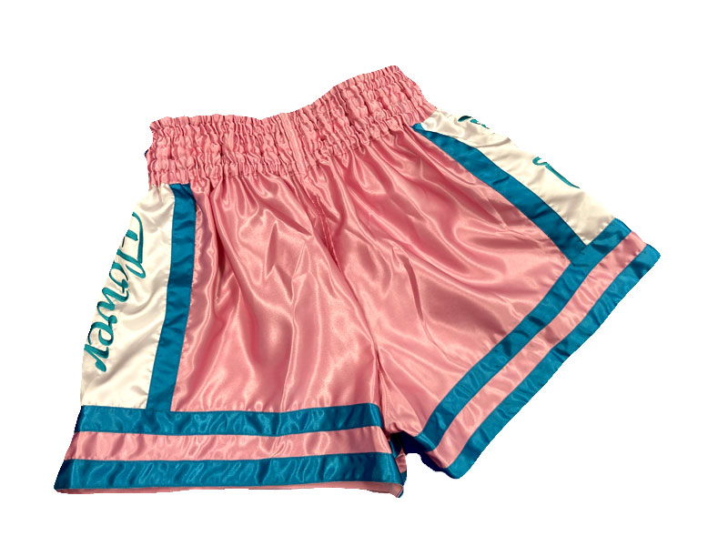 FLOWER MUAY THAI SHORTS EMBROIDERY 2108