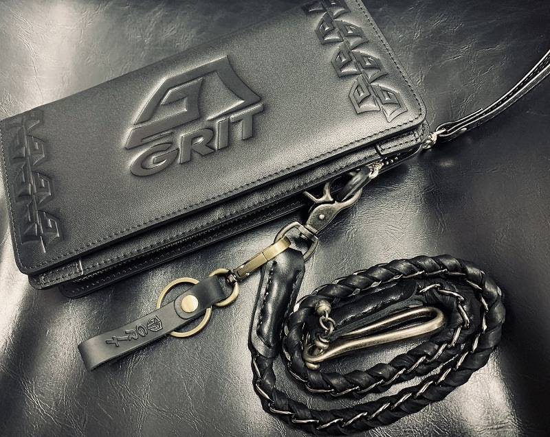 GRIT LEATHER WALLET CHAIN �ܳ��� ������åȥ������� 