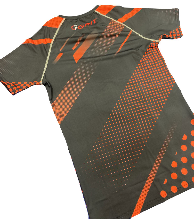 GRIT GMC RASH GUARD BK/RD