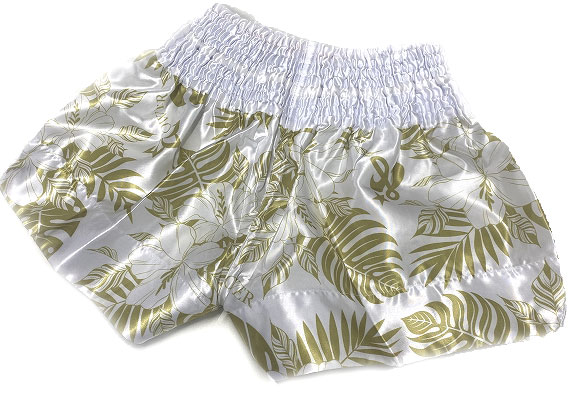 FLOWER MUAY THAI SHORTS HIBISCUS 2307