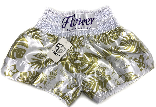 FLOWER MUAY THAI SHORTS HIBISCUS 2307