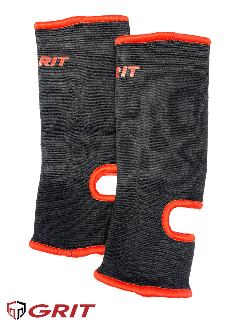 GRIT 2211 ANKLE GUARD BK RED LINE�����󥯥륬����