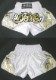 COBRAMuay Thai Shorts ci-12 WHITE/GOLD