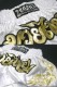 COBRAMuay Thai Shorts ci-12 WHITE/GOLD