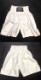 COBRA BOXING Long Shorts WHITE PLAIN