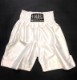 COBRA BOXING Long Shorts WHITE PLAIN