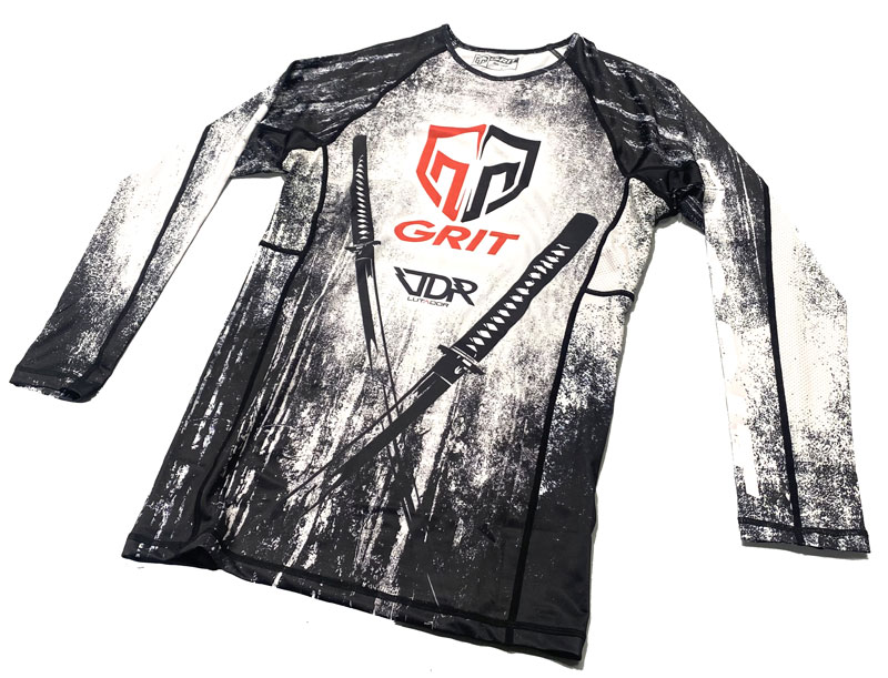 GRITLUTADOR 2407 SAMURAI LONG SLEEVE RASH GUARD å奬