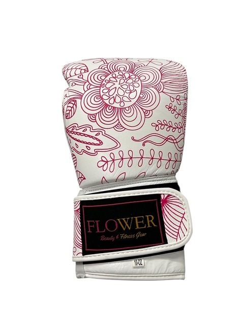 FLOWER BOXING GLOVE PINK LINE