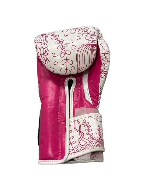 FLOWER BOXING GLOVE PINK LINE