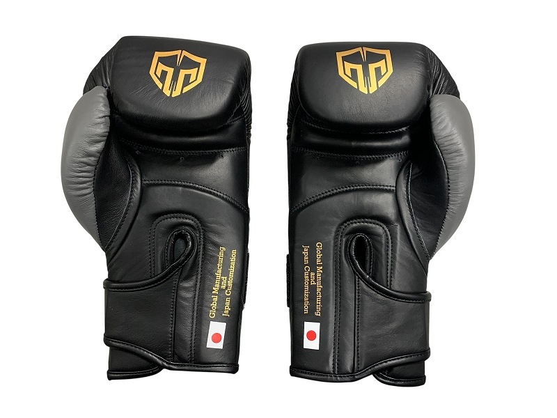 GRIT VELCRO BOXING GLOVES 2605 TOKYO JAPAN BK/GY/GD �ܥ����󥰥������� �ܳ���