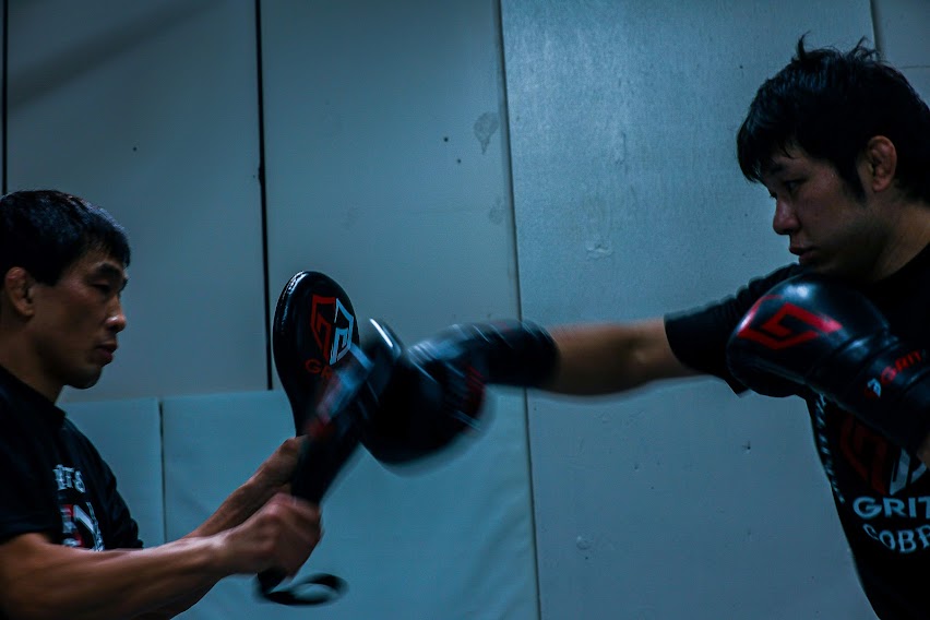 GRIT BOXING HAND MITTS 2008 BLACK High spec model