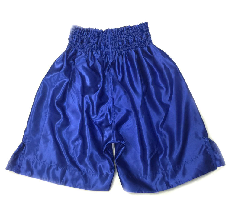 COBRA BOXING LONG SHORTS BLUE PLAIN