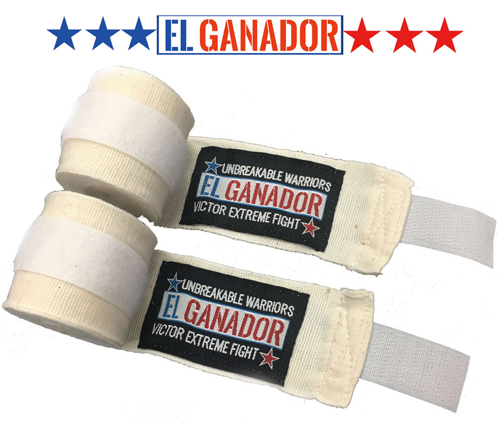 EL GANADOR Hand Wrap WHITE���Х�ơ��� 400cm