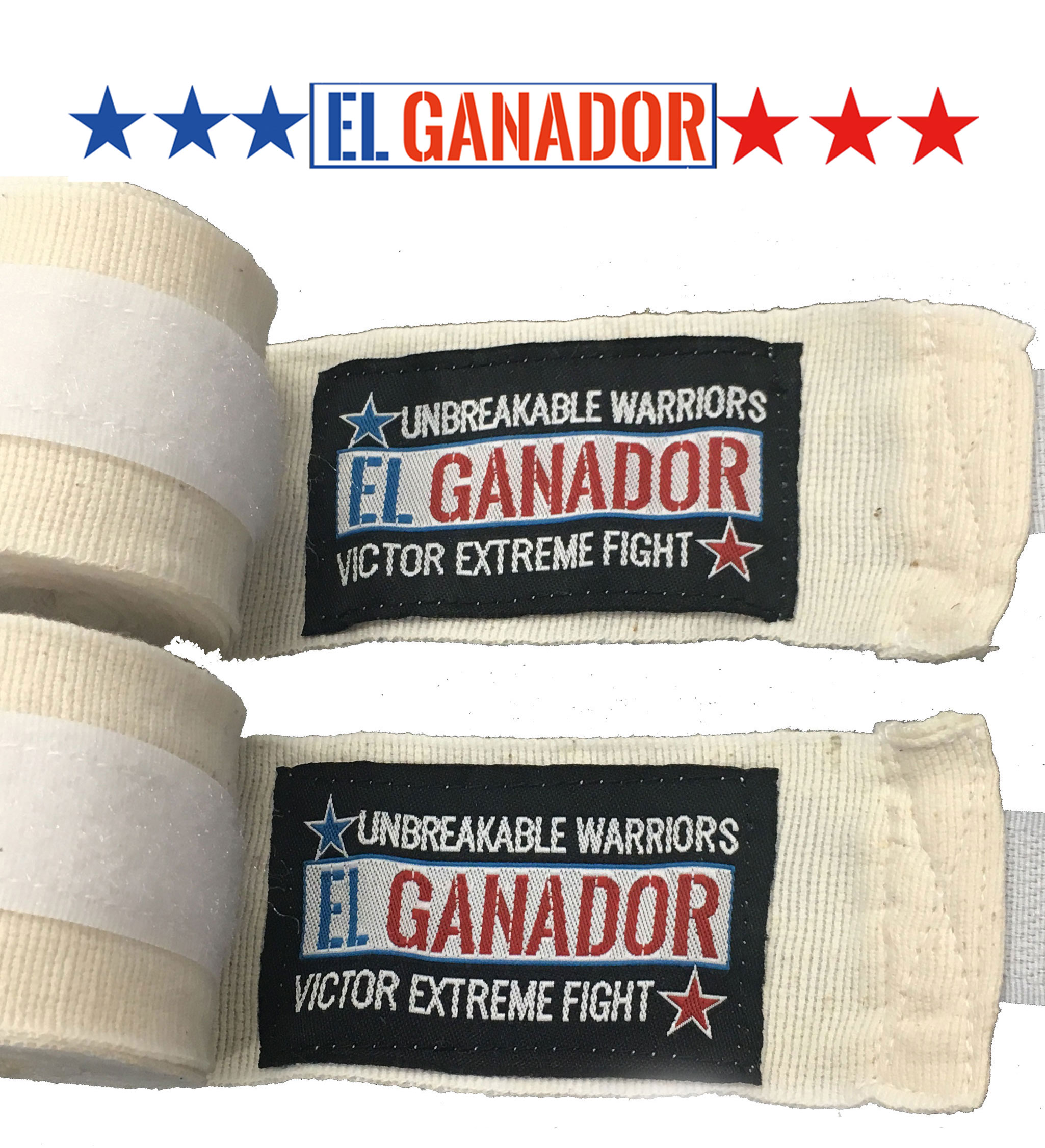 EL GANADOR Hand Wrap WHITE���Х�ơ��� 400cm