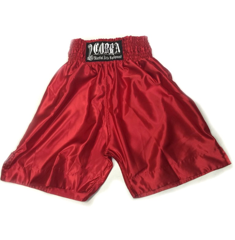 COBRA BOXING LONG SHORTS RED PLAIN | 競技別商品,ボクシング | GRIT