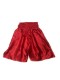 COBRA BOXING LONG SHORTS RED PLAIN