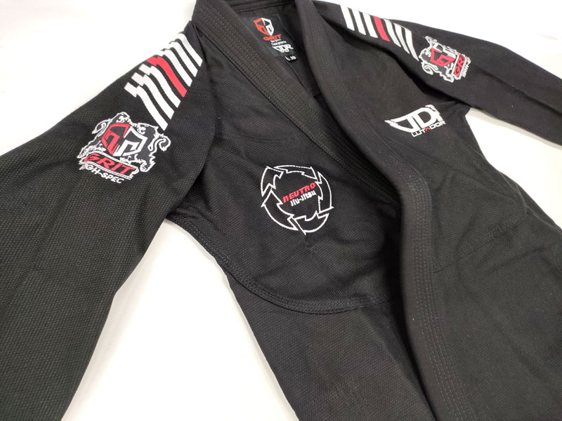 neutroGRITLUTADOR JIU-JITSU GI  2202 SPECIAL MODEL BK