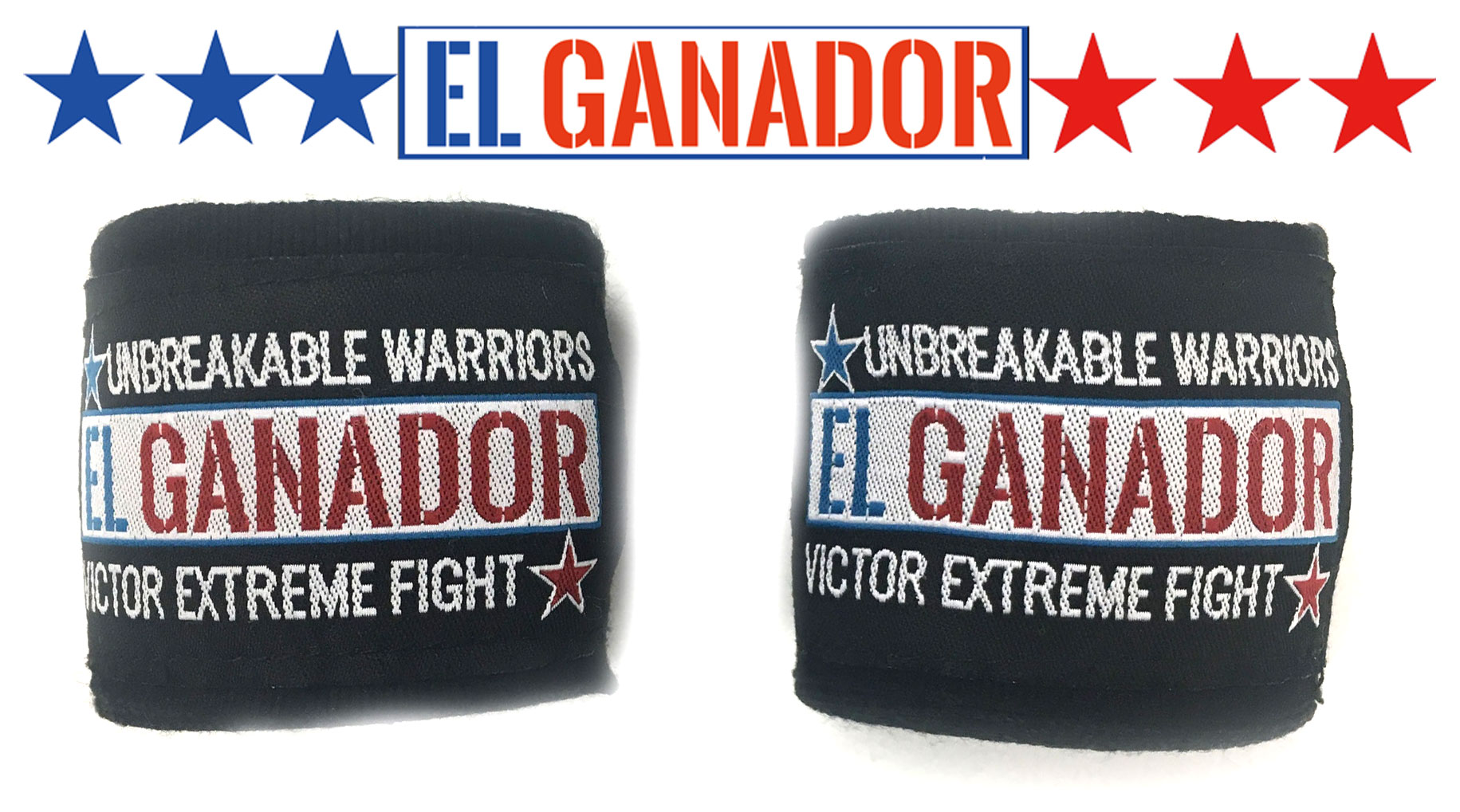 EL GANADOR Hand Wrap BLACK���Х�ơ��� 400cm